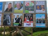 Onthulling Gezamenlijk Verkiezingsbord te Kollum